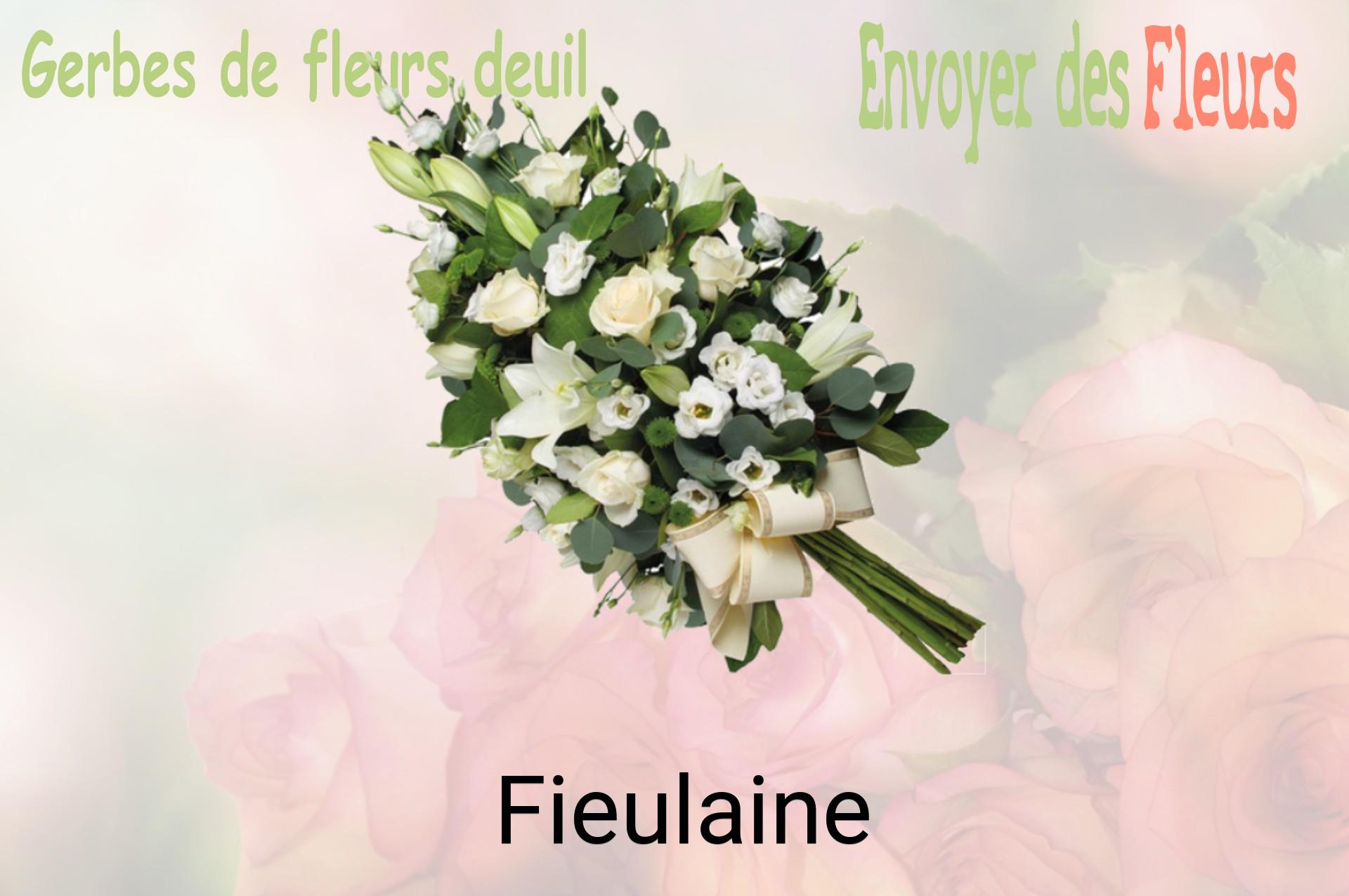 Gerbe de fleurs de deuil livrée à Fieulaine